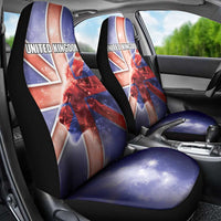 United Kingdom Car Seat Cover British Lion Flag Style - Wonder Print Shop