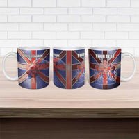 Personalized United Kingdom Ceramic Mug British Lion Flag Style - Wonder Print Shop