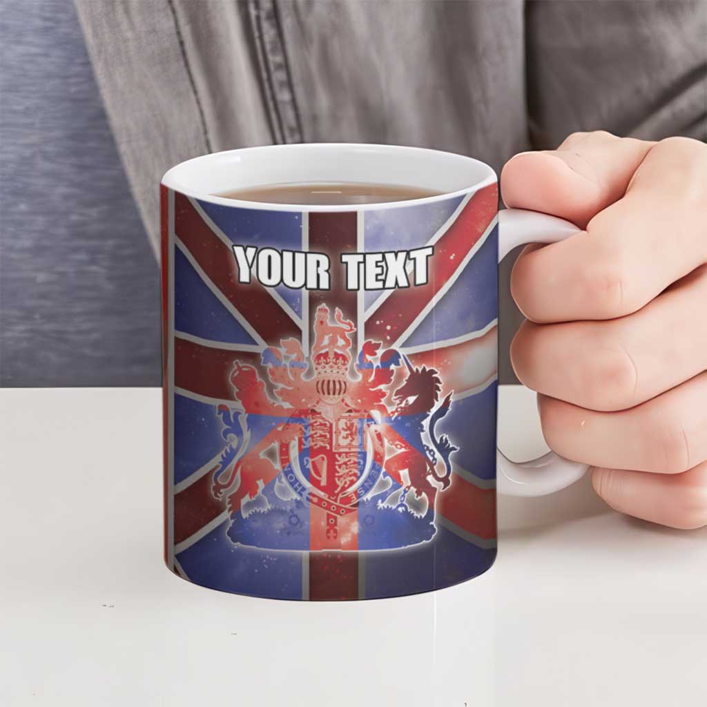 Personalized United Kingdom Ceramic Mug British Lion Flag Style - Wonder Print Shop