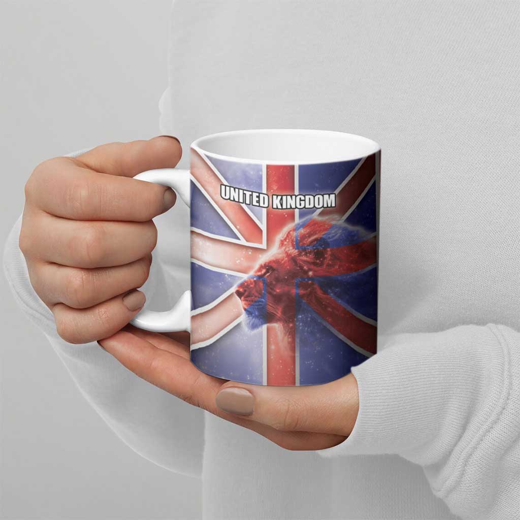Personalized United Kingdom Ceramic Mug British Lion Flag Style - Wonder Print Shop