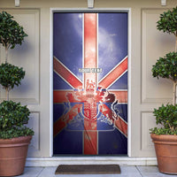 United Kingdom Door Cover British Lion Flag Style - Wonder Print Shop