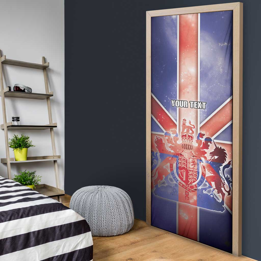 United Kingdom Door Cover British Lion Flag Style - Wonder Print Shop
