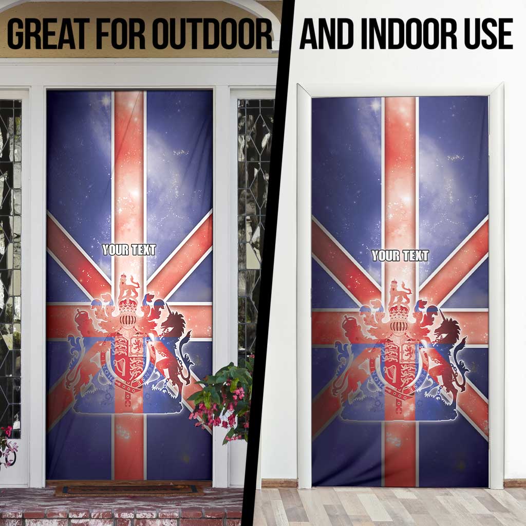 United Kingdom Door Cover British Lion Flag Style - Wonder Print Shop