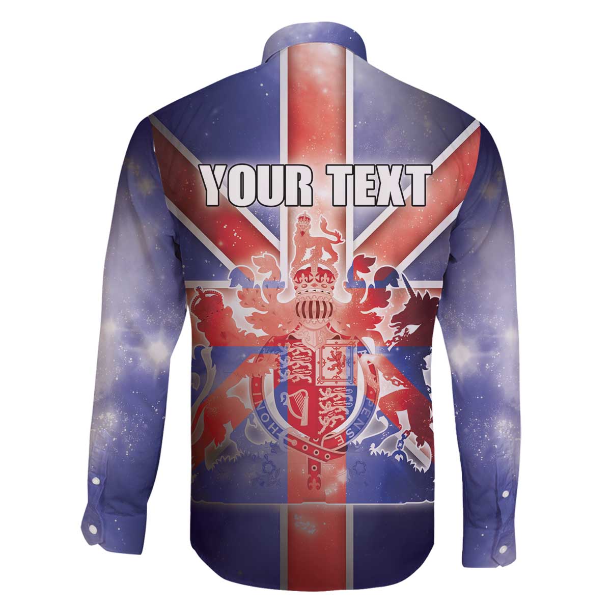Personalized United Kingdom Family Matching Off The Shoulder Long Sleeve Dress and Hawaiian Shirt British Lion Flag Style - Wonder Print Shop