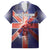 Personalized United Kingdom Family Matching Off Shoulder Short Dress and Hawaiian Shirt British Lion Flag Style - Wonder Print Shop