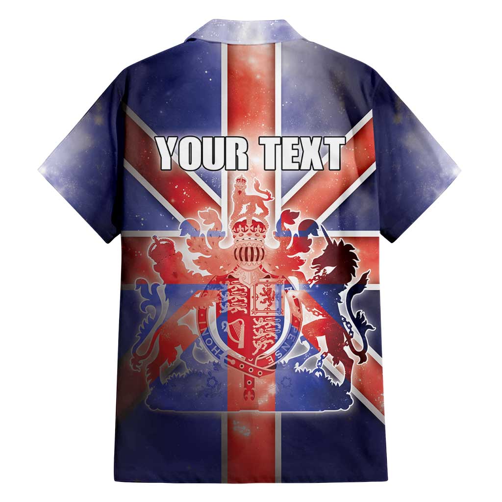 Personalized United Kingdom Family Matching Off Shoulder Short Dress and Hawaiian Shirt British Lion Flag Style - Wonder Print Shop