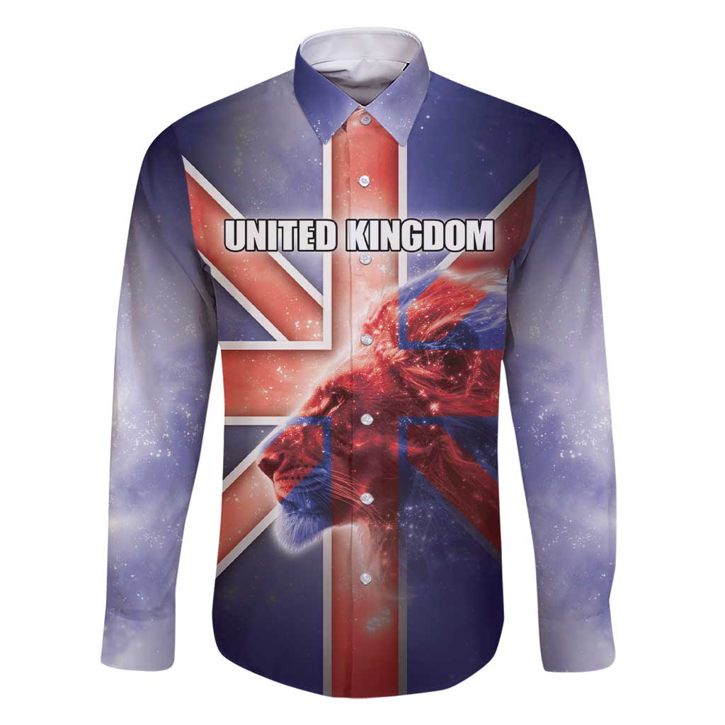 Personalized United Kingdom Family Matching Short Sleeve Bodycon Dress and Hawaiian Shirt British Lion Flag Style - Wonder Print Shop