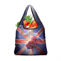 United Kingdom Grocery Bag British Lion Flag Style - Wonder Print Shop