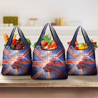 United Kingdom Grocery Bag British Lion Flag Style - Wonder Print Shop