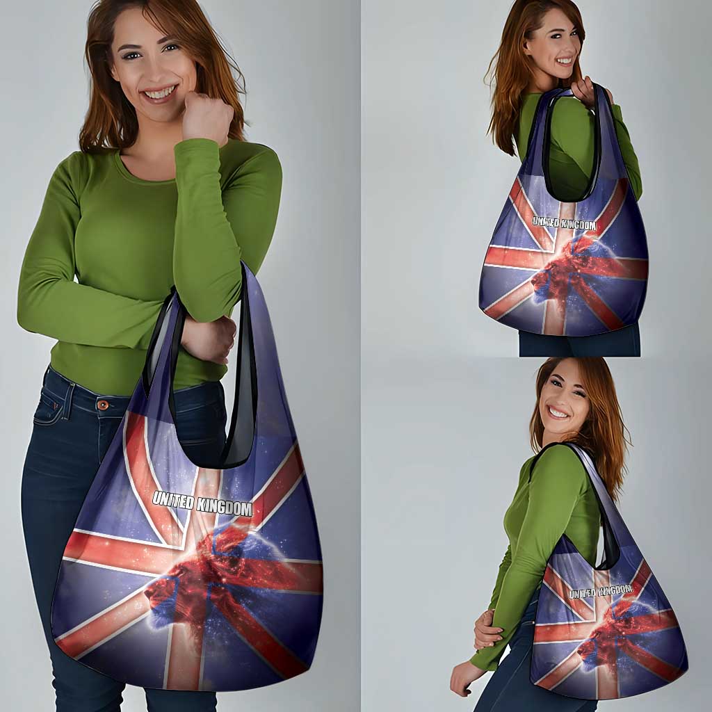 United Kingdom Grocery Bag British Lion Flag Style - Wonder Print Shop
