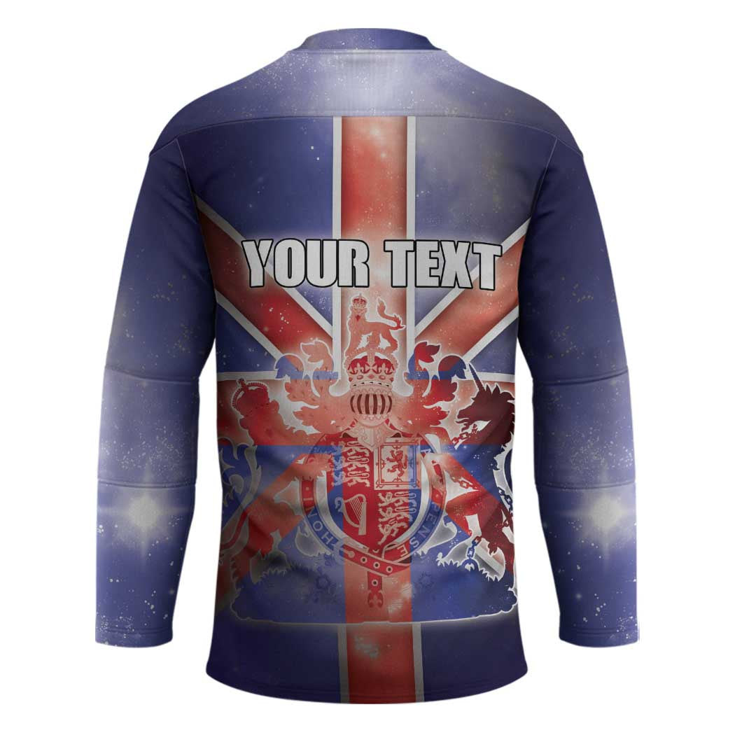 Personalized United Kingdom Hockey Jersey British Lion Flag Style - Wonder Print Shop