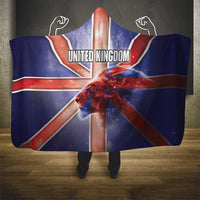 United Kingdom Hooded Blanket British Lion Flag Style - Wonder Print Shop