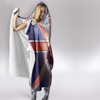 United Kingdom Hooded Blanket British Lion Flag Style - Wonder Print Shop