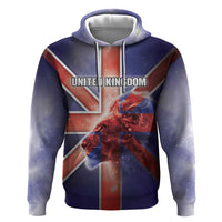 Personalized United Kingdom Hoodie British Lion Flag Style - Wonder Print Shop
