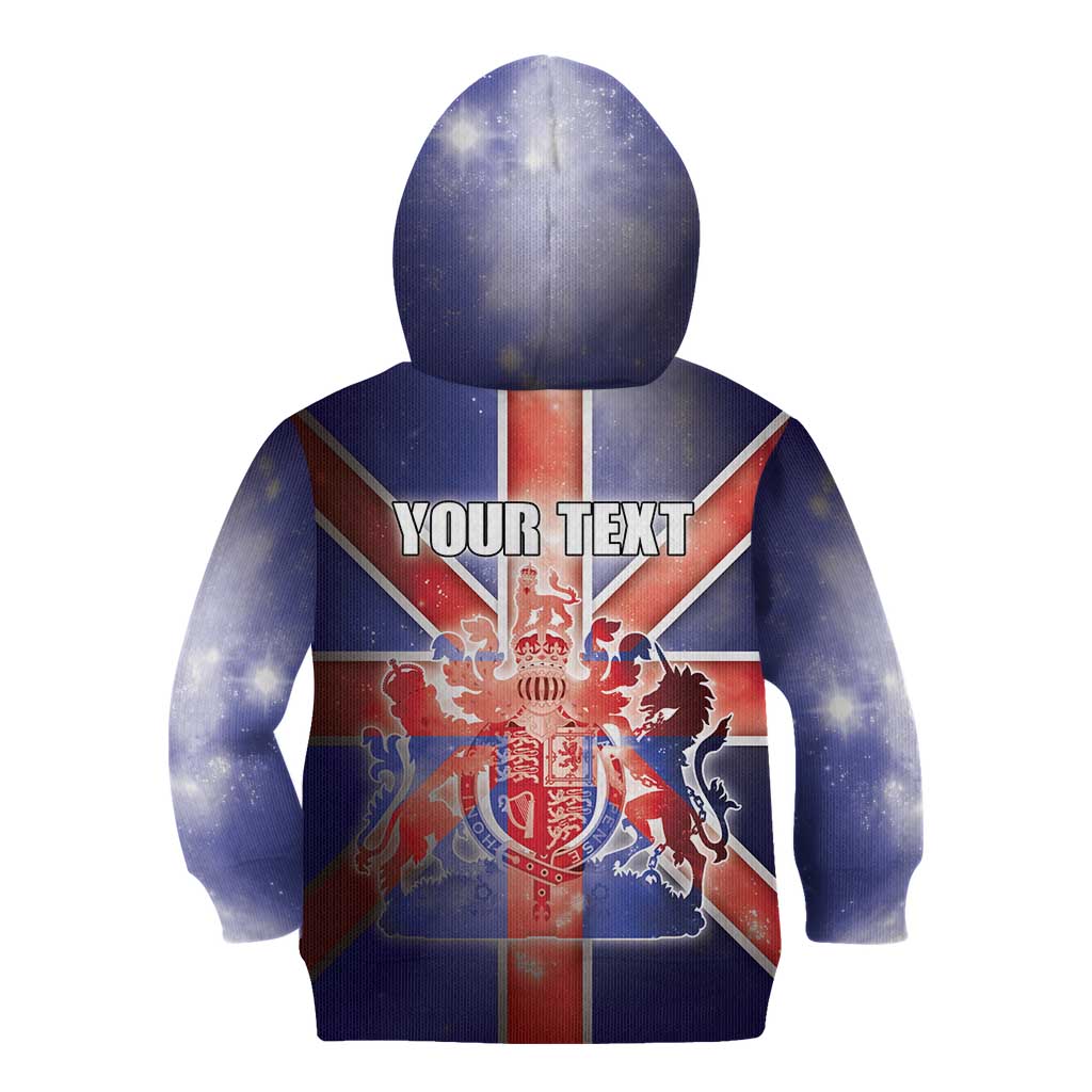 Personalized United Kingdom Kid Hoodie British Lion Flag Style - Wonder Print Shop
