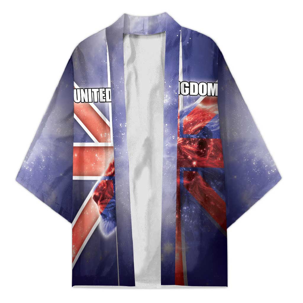 Personalized United Kingdom Kimono British Lion Flag Style - Wonder Print Shop