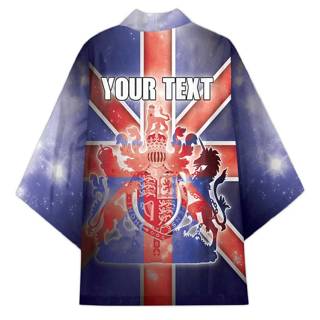 Personalized United Kingdom Kimono British Lion Flag Style - Wonder Print Shop