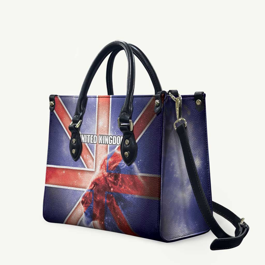 United Kingdom Leather Bag British Lion Flag Style - Wonder Print Shop