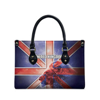 United Kingdom Leather Bag British Lion Flag Style - Wonder Print Shop