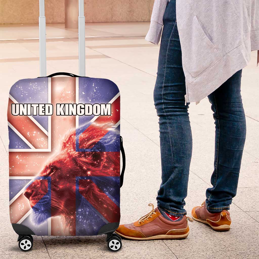 United Kingdom Luggage Cover British Lion Flag Style - Wonder Print Shop
