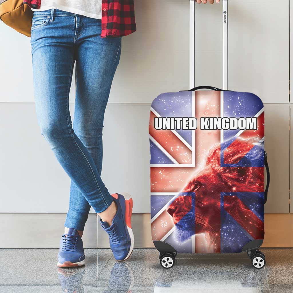 United Kingdom Luggage Cover British Lion Flag Style - Wonder Print Shop