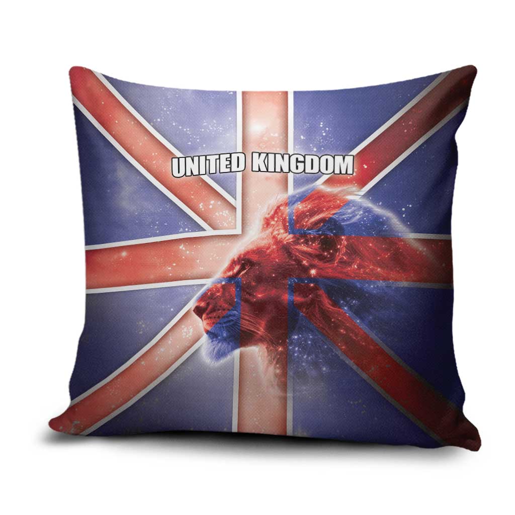 United Kingdom Pillow Cover British Lion Flag Style - Wonder Print Shop
