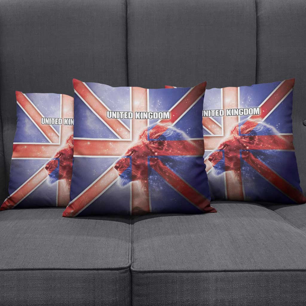 United Kingdom Pillow Cover British Lion Flag Style - Wonder Print Shop