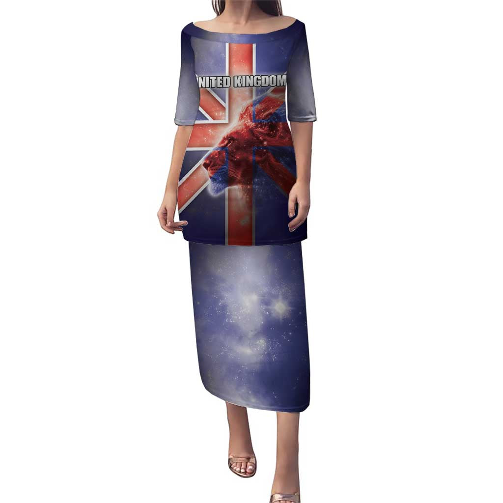 Personalized United Kingdom Puletasi British Lion Flag Style - Wonder Print Shop