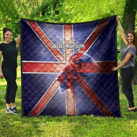 United Kingdom Quilt British Lion Flag Style - Wonder Print Shop