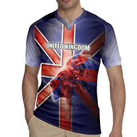 Personalized United Kingdom Rugby Jersey British Lion Flag Style - Wonder Print Shop