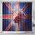United Kingdom Shower Curtain British Lion Flag Style - Wonder Print Shop