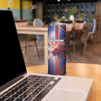 Personalized United Kingdom Skinny Tumbler British Lion Flag Style - Wonder Print Shop