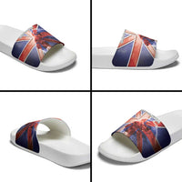 United Kingdom Slide Sandals British Lion Flag Style - Wonder Print Shop