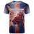 Personalized United Kingdom T Shirt British Lion Flag Style - Wonder Print Shop