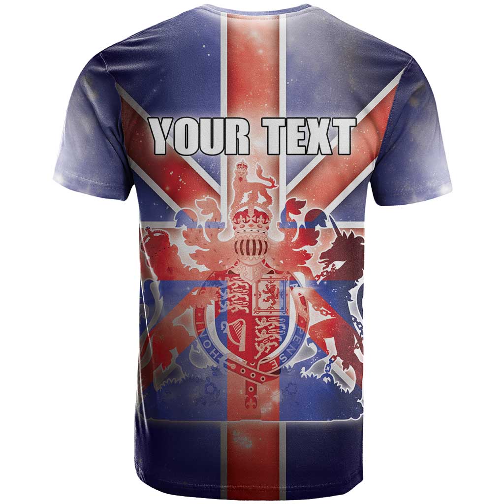 Personalized United Kingdom T Shirt British Lion Flag Style - Wonder Print Shop