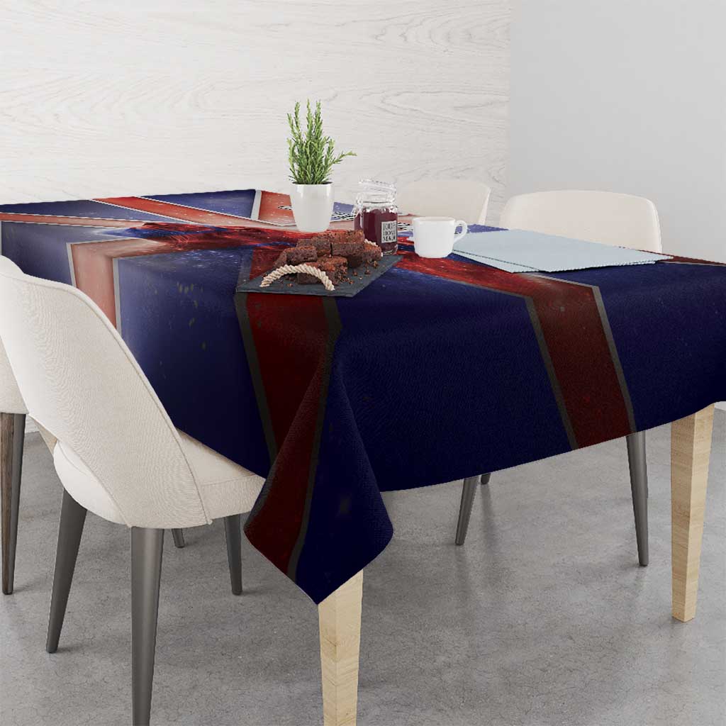 United Kingdom Tablecloth British Lion Flag Style - Wonder Print Shop