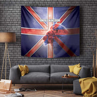 United Kingdom Tapestry British Lion Flag Style - Wonder Print Shop