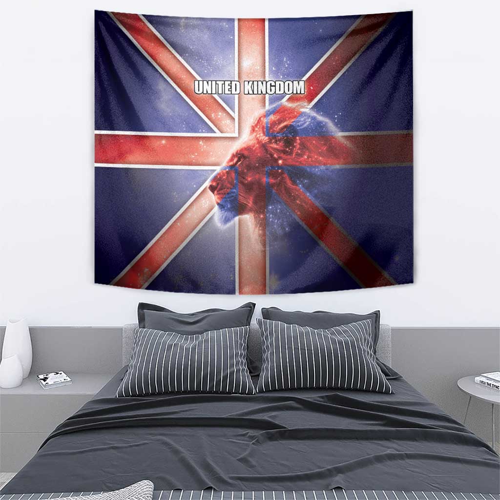 United Kingdom Tapestry British Lion Flag Style - Wonder Print Shop