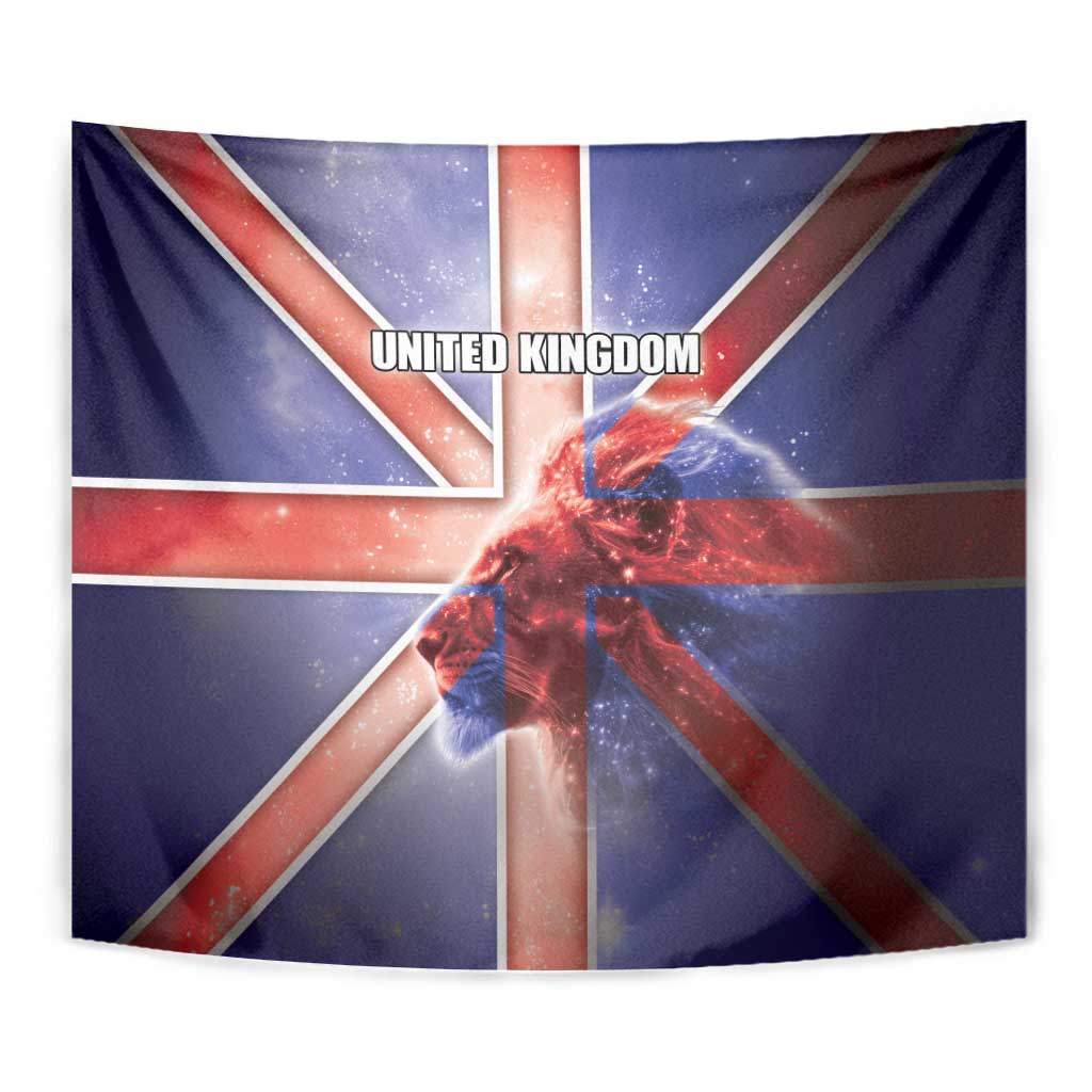 United Kingdom Tapestry British Lion Flag Style - Wonder Print Shop