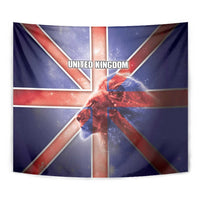 United Kingdom Tapestry British Lion Flag Style - Wonder Print Shop