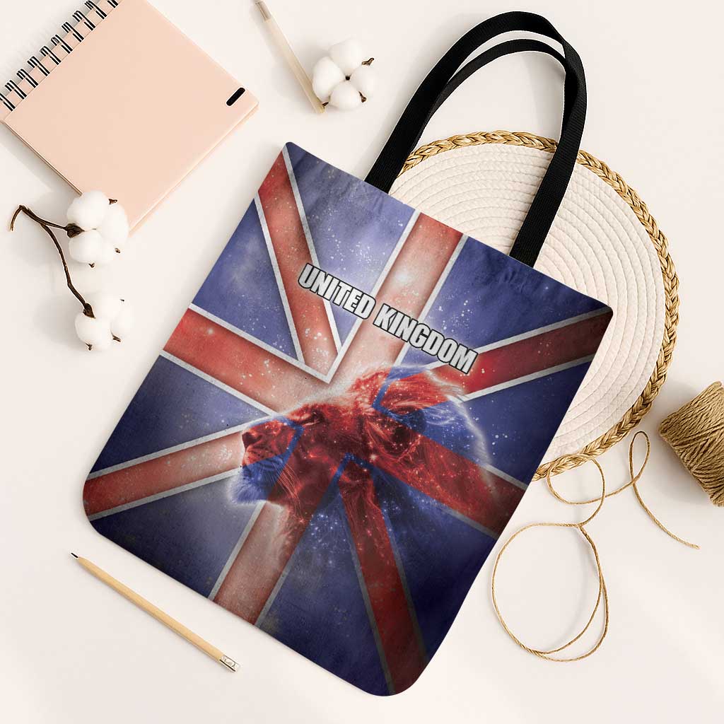 United Kingdom Tote Bag British Lion Flag Style - Wonder Print Shop