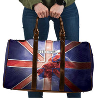 United Kingdom Travel Bag British Lion Flag Style - Wonder Print Shop