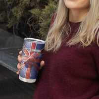 Personalized United Kingdom Tumbler Cup British Lion Flag Style - Wonder Print Shop