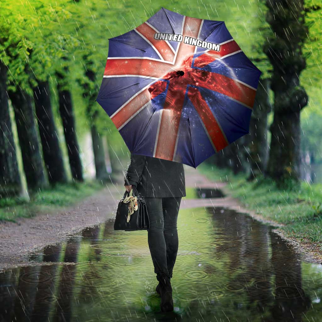 United Kingdom Umbrella British Lion Flag Style - Wonder Print Shop