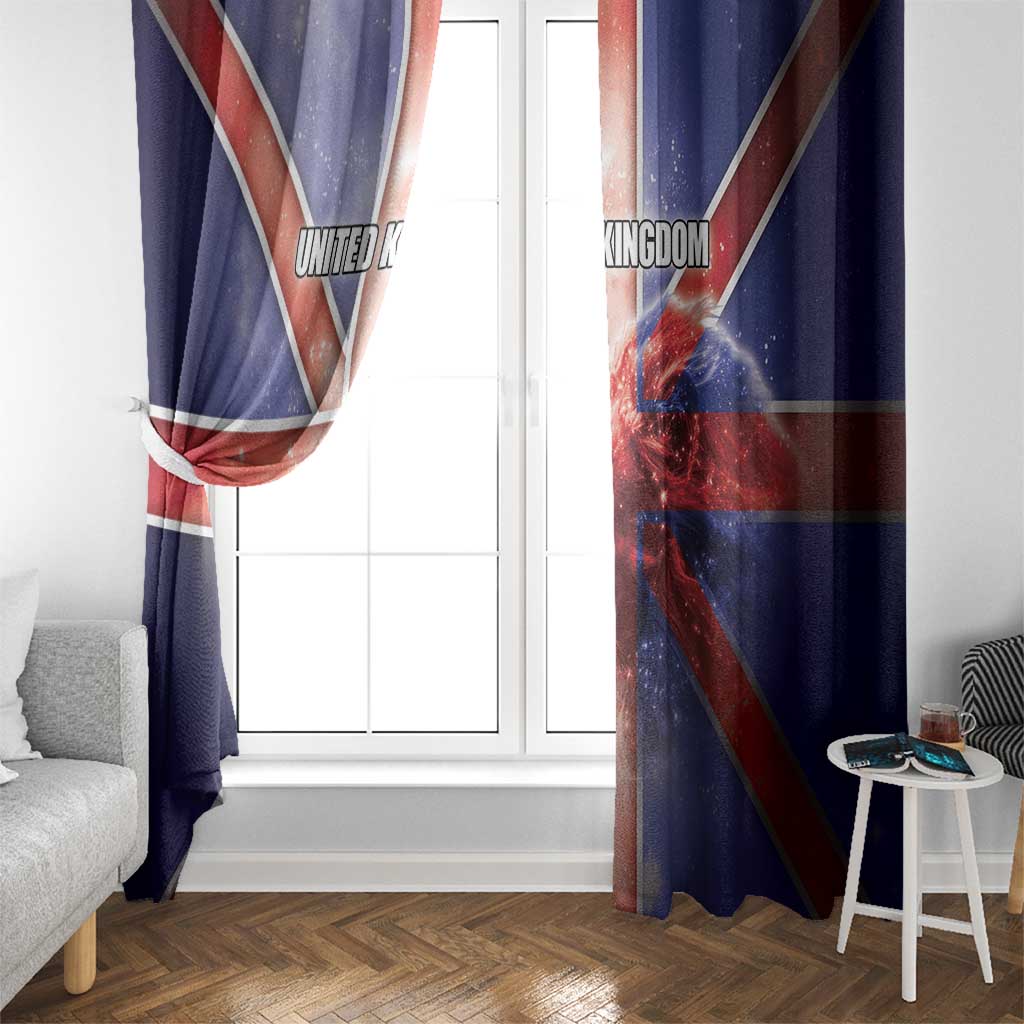 United Kingdom Window Curtain British Lion Flag Style - Wonder Print Shop