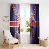United Kingdom Window Curtain British Lion Flag Style - Wonder Print Shop