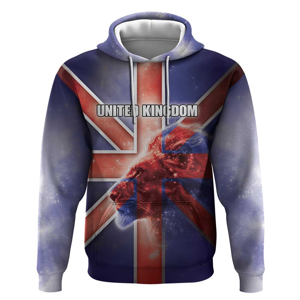 Personalized United Kingdom Zip Hoodie British Lion Flag Style - Wonder Print Shop