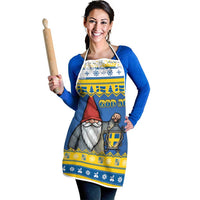 Sweden Christmas Apron Tomte God Jul - Wonder Print Shop