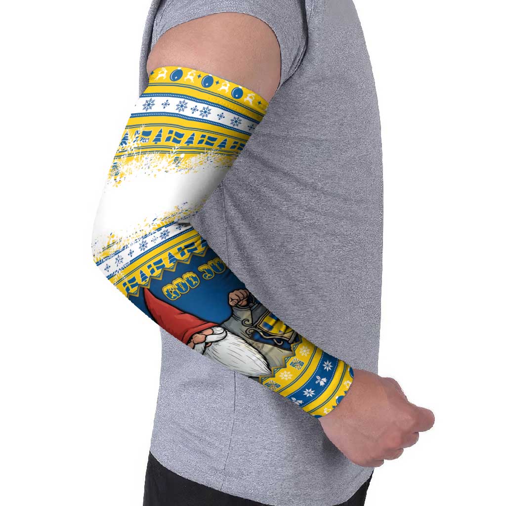 Sweden Christmas Arm Sleeves Tomte God Jul - Wonder Print Shop