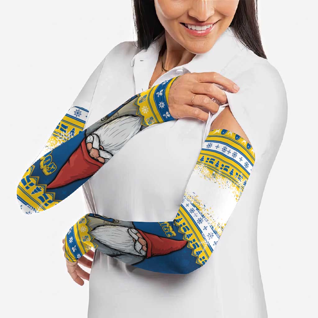 Sweden Christmas Arm Sleeves Tomte God Jul - Wonder Print Shop
